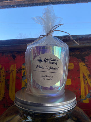 Iridescent Tumbler 11oz White Lightning Scent