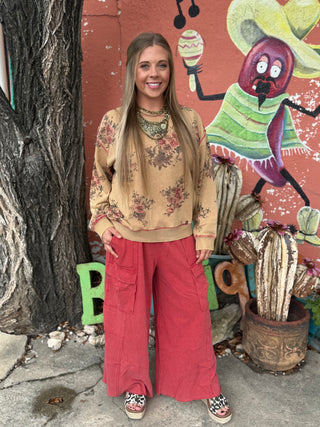 Free Spirit Boho Cargo Pants - by Easel