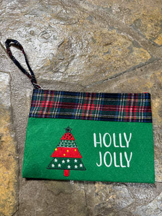 Christmas Wristlets/Cosmetic Bags