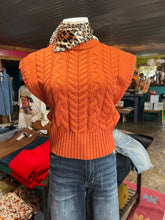 Load image into Gallery viewer, Ellie Cable Knit Sweater Vest