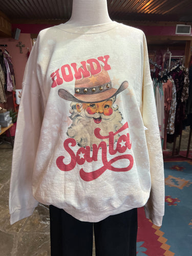 Howdy Santa Sweatshirt