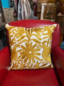 Gold Bird Pillows
