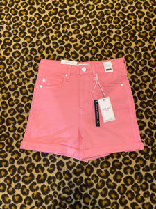 Tummy Control Judy Blue Shorts -Baby Pink