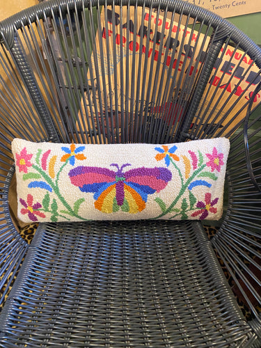 Otomi Butterfly Hooked Pillow