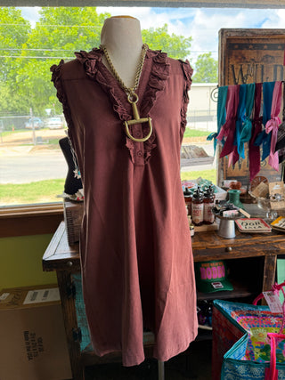 Rose Lane Ruffle Mini Dress