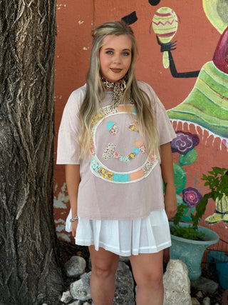 Sadie Pearl Smiley Tee