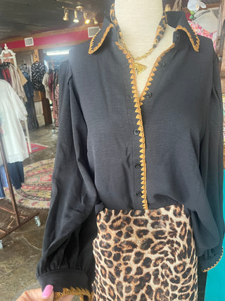 Sophie Saddle Stitch Top