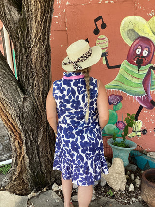 Quinn Marie Blue Floral Dress