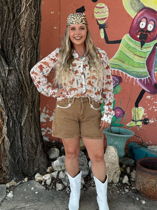 Parker Western Printed Top