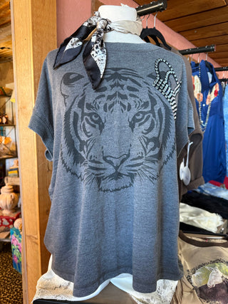 Crowned in the Wild Tiger Tee