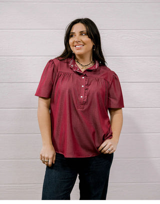 Addie Rose Ruffle Top