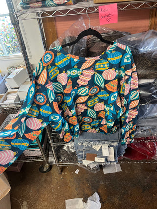 Retro Ornament Sweatshirt by Ivy Jane
