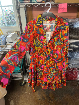 Color Me Cowgirl Shirt Dress