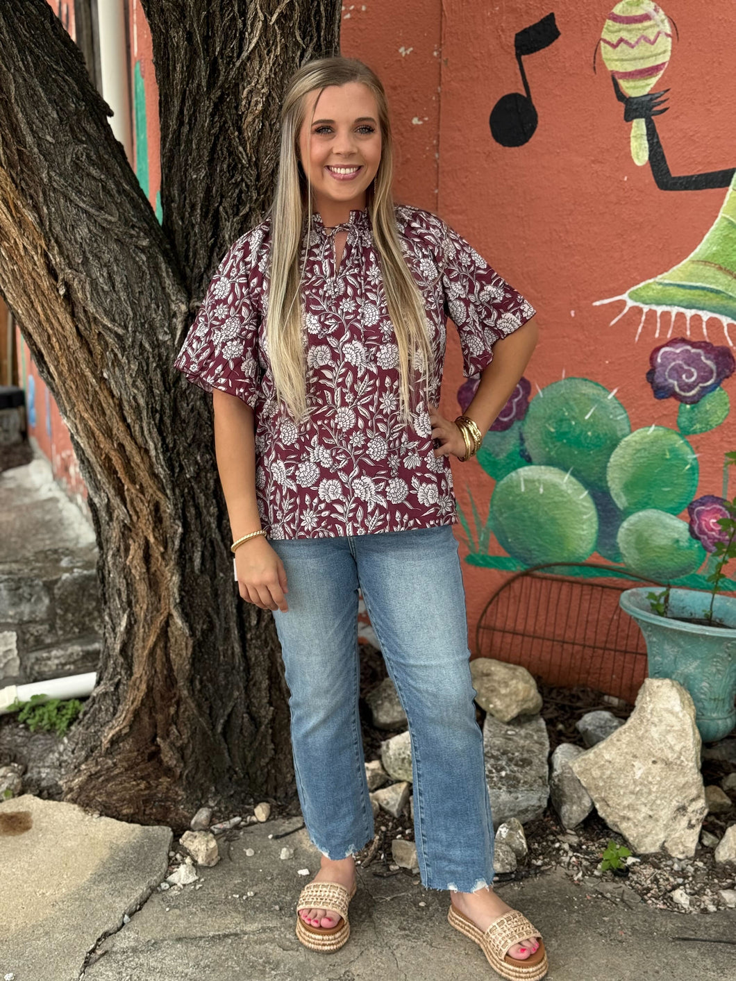 The Maroon Bell Top by Layerz Clothing