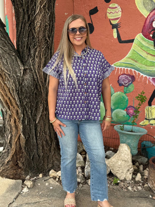 The Stevie Top Purple by Layerz Clothing
