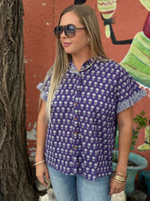 Load image into Gallery viewer, The Stevie Top Purple by Layerz Clothing