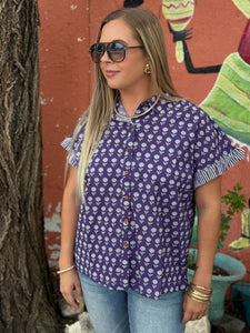 The Stevie Top Purple by Layerz Clothing