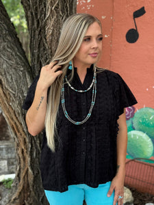 Lilly Black Top by Layerz Clothing