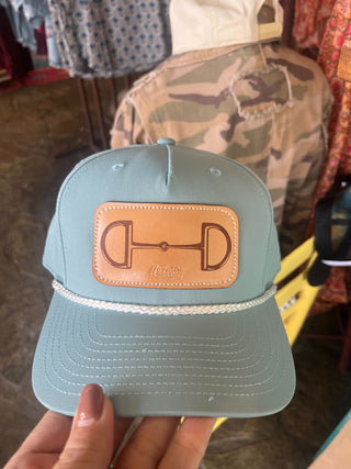 The Bit Blue Smoke Rope Patch Cap