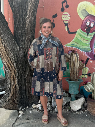 Liberty Stripes Duster by Jaded Gypsy