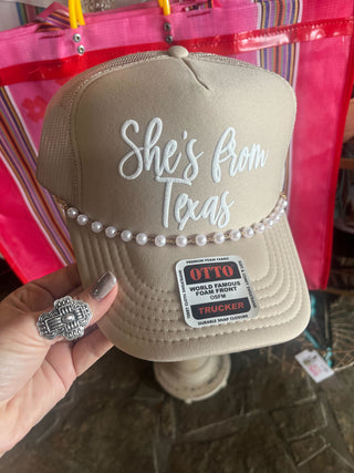 She's From Texas Trucket Hat