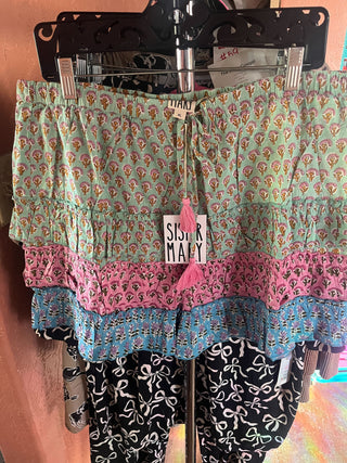 Linda Ruffle Shorts