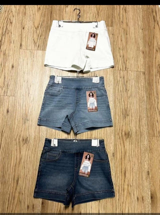 Rhonda Pull On White Short