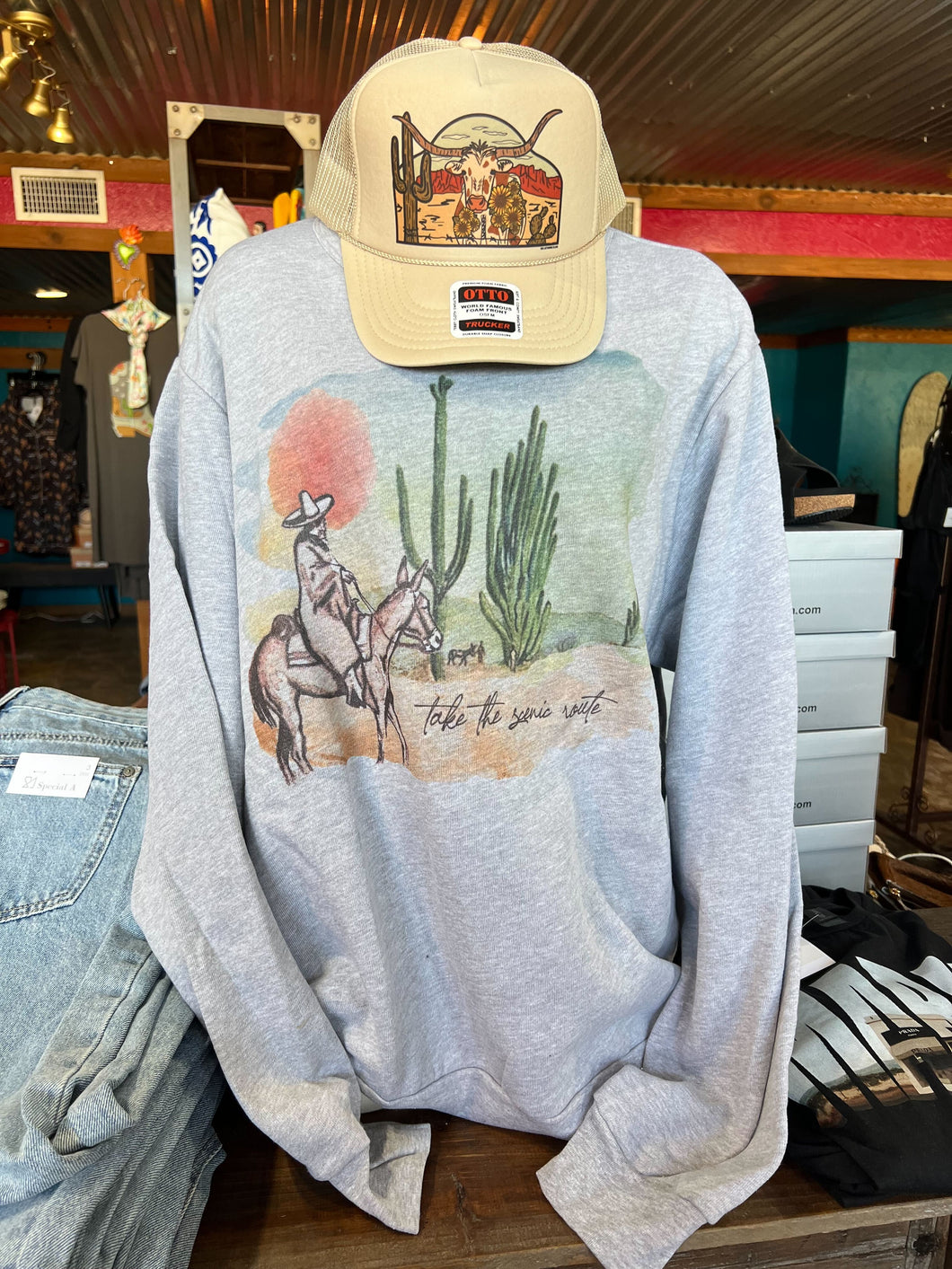 Take The Scenic Route Sweatshirt