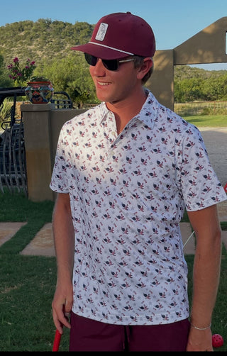 1776 Eagle Tomahawk Golf Button Up