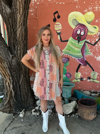 Canyon Rose Lyocell Dress by Easel