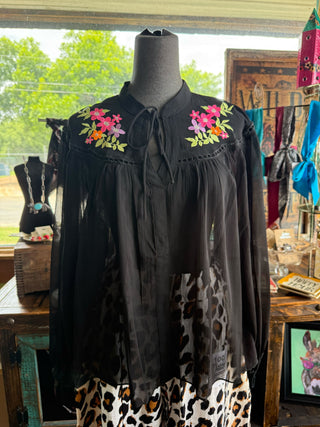 Ariana Sheer Blouse