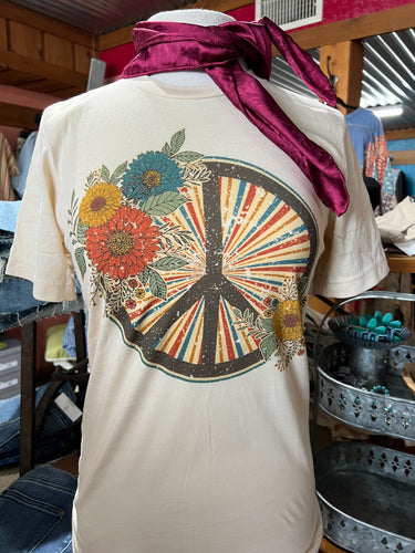 Floral Peace Tee