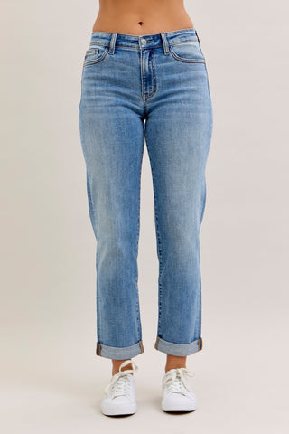 Judy Blue Roll ’Em Boyfriend Jeans