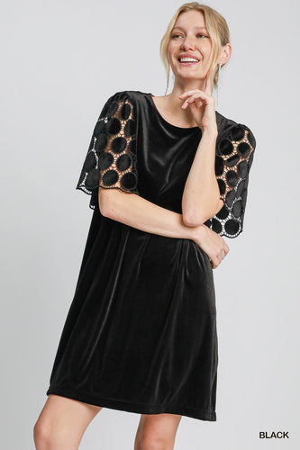 Marty Velvet Shift Dress