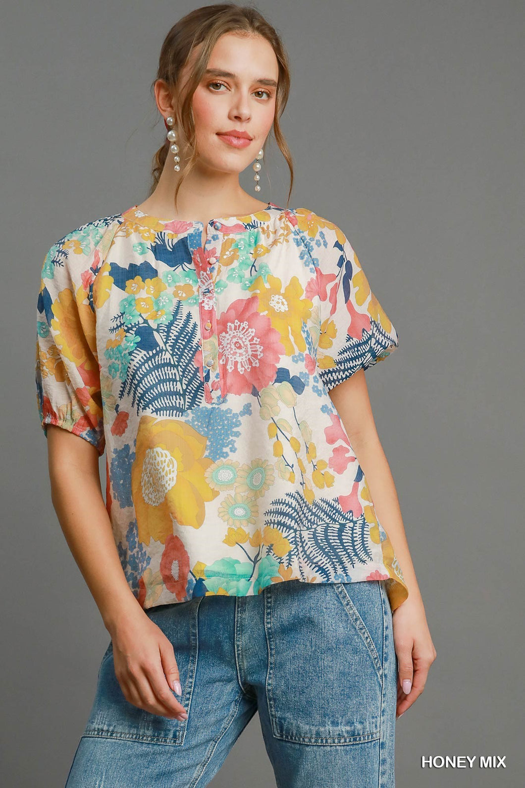 Mae Floral Print Top