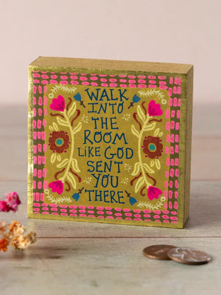 God Sent You There Decorative Block