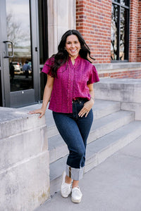 The Maroon Tilly Top by Layerz Clothing