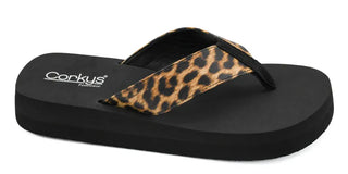Leopard Overboard Flipflop by Corkys