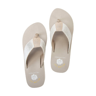Ivory Leyla Wedge Sandal by Yellow Box