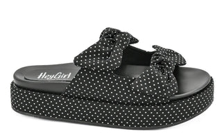 Little Bit Knotty Polka Dots Sandals by Corkys