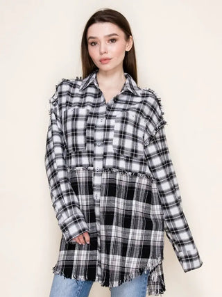 Ebony & Ivory Ranch Shacket