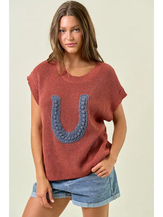Lucky Spur Sweater Vest