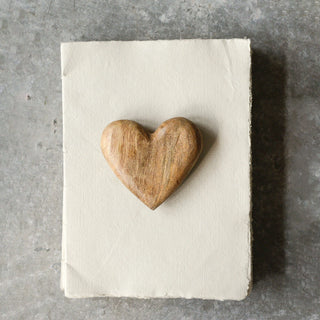 Mango Wood Hearts