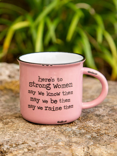 'Strong Women' Camp Mug