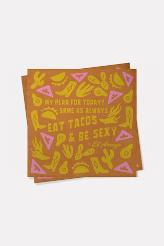 My Plan Cocktail Napkins - Set of 25