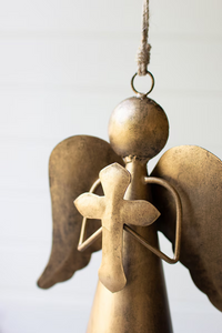 Antique Brass Angel Door Hanger