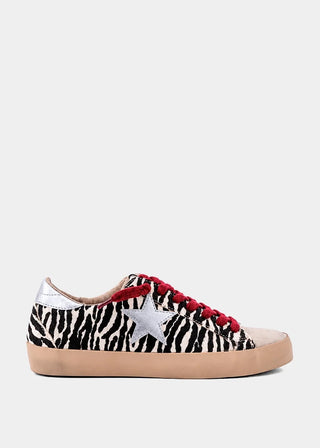 Paula Zebra Hair Sneaker