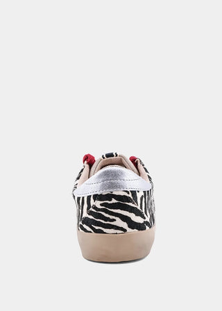 Paula Zebra Hair Sneaker