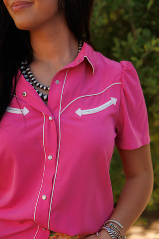 Loretta Blooms in Pink Top