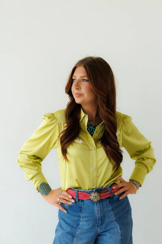 Cowgirl Cadillac Satin Top